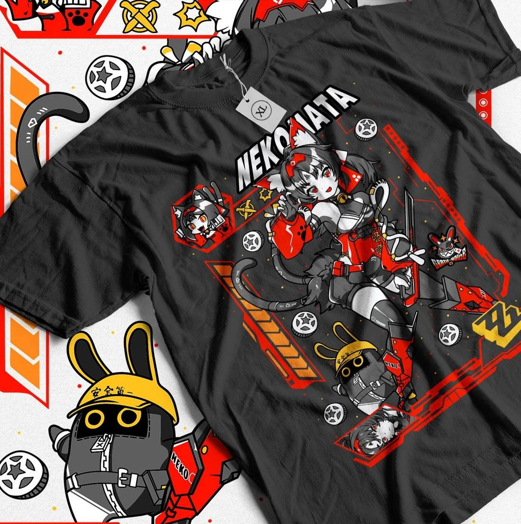 Nekomata zzz shirt Zenless Zone Zero Japanaise Anime Gift Shirt All Size Unisex