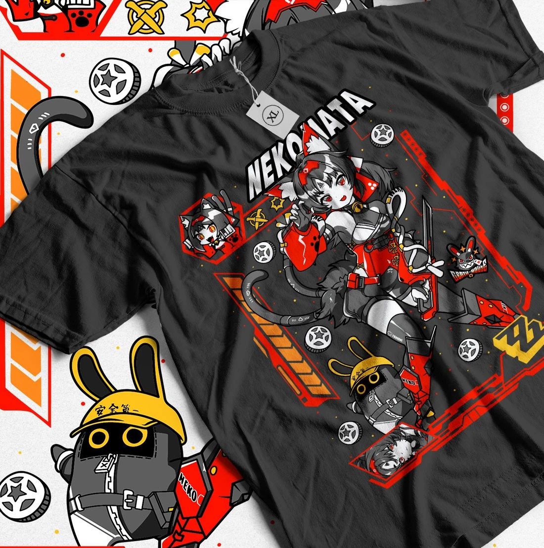 Nekomata zzz shirt Zenless Zone Zero Japanaise Anime Gift Shirt All Size Unisex
