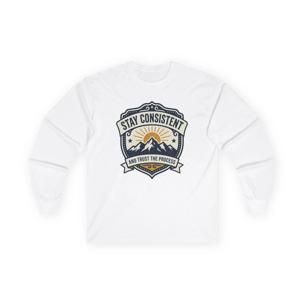 Stay Consistent mountain badge | vintage outdoors logo Unisex