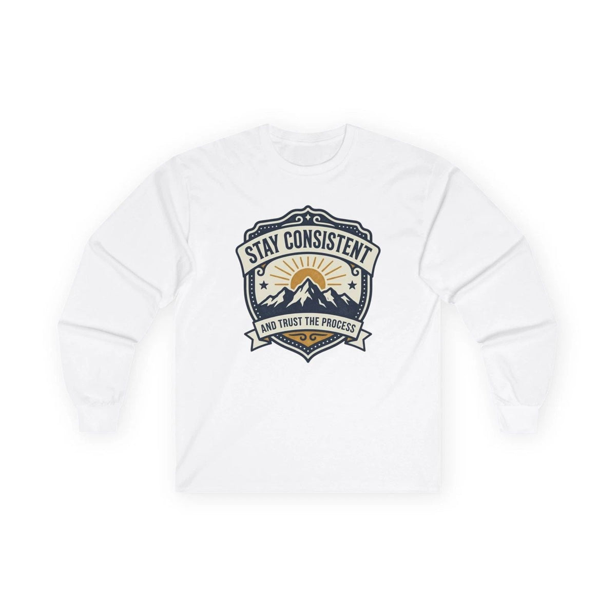 Stay Consistent mountain badge | vintage outdoors logo Unisex