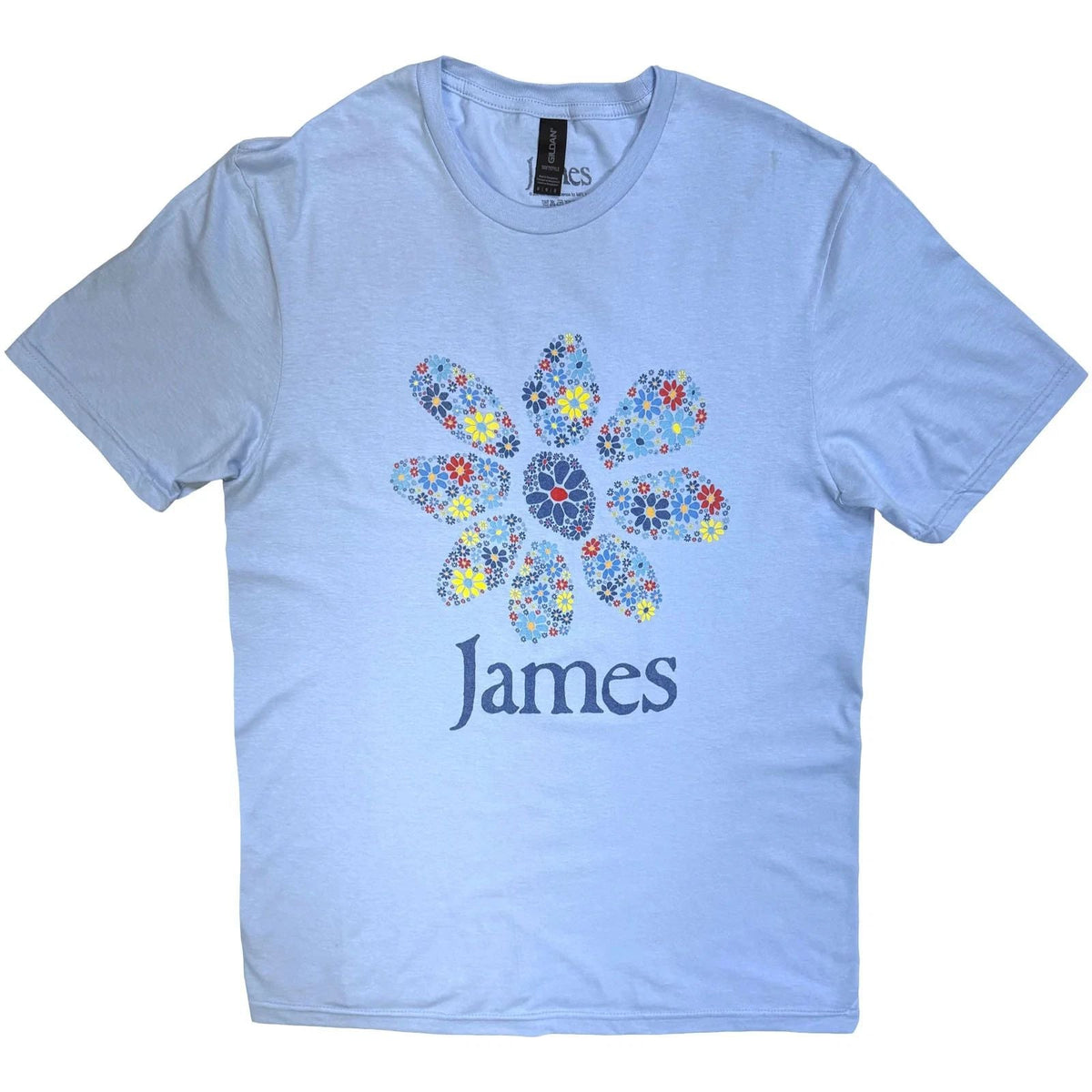 James : Multiple Daisy Logo (Light Blue) OFFICIAL NEW Unisex