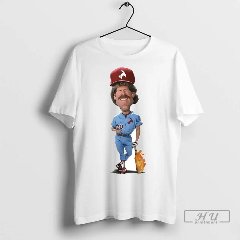 Officials Mike Schmidt Caricature Philadelphia Phillies Goat T Shirts Unisex