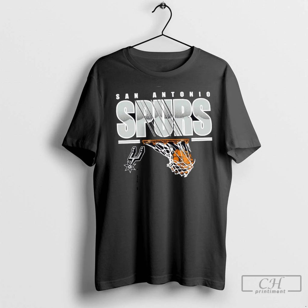 Premium San Antonio Spurs Black Hoop Dreams Basketball Unisex