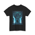 Skeleton Fire Demon | Fantasy Battle, Neon Blue, Cool , Fun Gift Unisex
