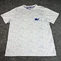 Vineyard Vines T Shirt Men L Blue Pocket Beach Graphic Print Crew Short Sleeve Unisex