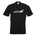 Table tennis evolution motif printed fun shirt design print Unisex