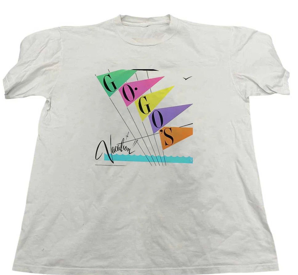 Vacation (The Go-Go's song) White Cotton Shirt Full size S-5XL CL403 Unisex