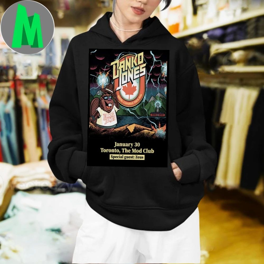Danko Jones Jan 30 2026 The Mod Club In Toronto ON Poster Shirt Unisex
