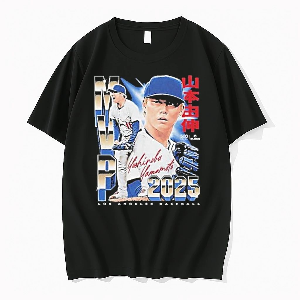 Yoshinobu Yamamoto Los Angeles D 2025 Champs Mvp Tshirts Sweater Unisex