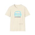 Blue burger burget tshirt neon tshirt blue neon sci-fi tshirt Unisex