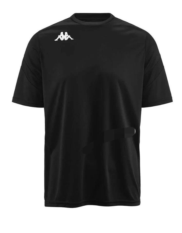 Kappa Rovigo SS Unisex Black T Shirt 304IPRO 910 Size 2XL Unisex