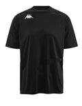 Kappa Rovigo SS Unisex Black T Shirt 304IPRO 910 Size 2XL Unisex