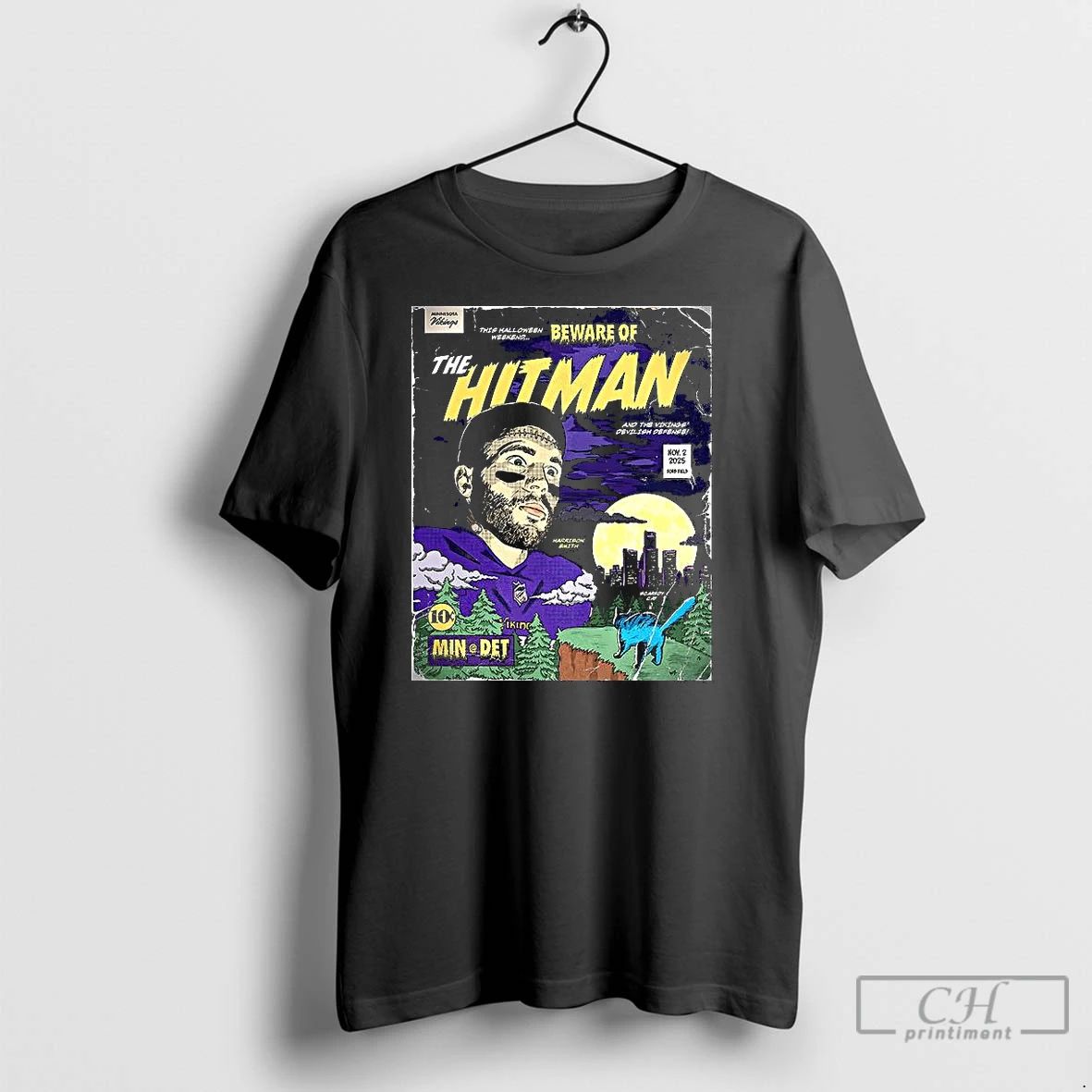 Classic Harrison Smith Minnesota Vikings The Hitman Comic Unisex