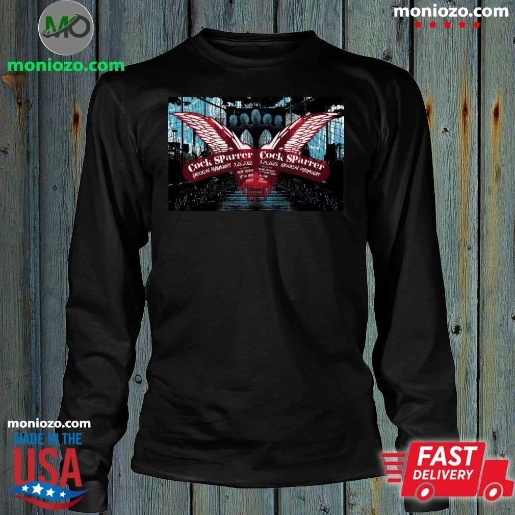 Cock Sparrer Concert Tour 2026 at Brooklyn Paramount in Brooklyn, NY Poster Shirt Unisex
