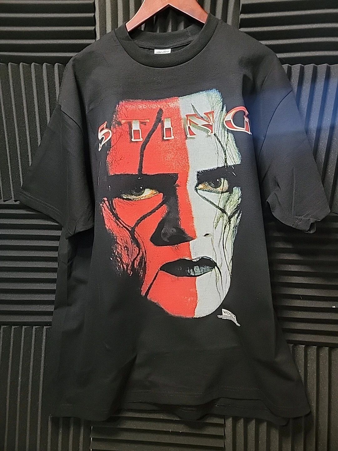 "MODERN" WCW STING WORLD CHAMPION BIG FACE T SHIRT Unisex