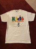 vintage white aesthetic hipster graphic “kids Are My Business” Medium Unisex