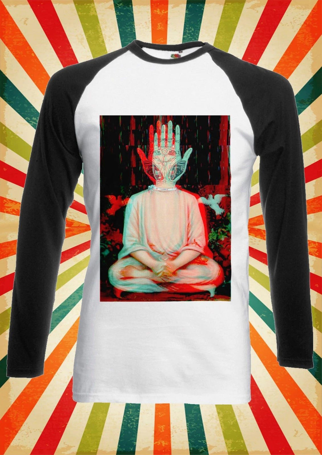 Traditional Buddha Yoga Cool Men Women Long Short Sleeve Baseball T Shirt 1610 Unisex