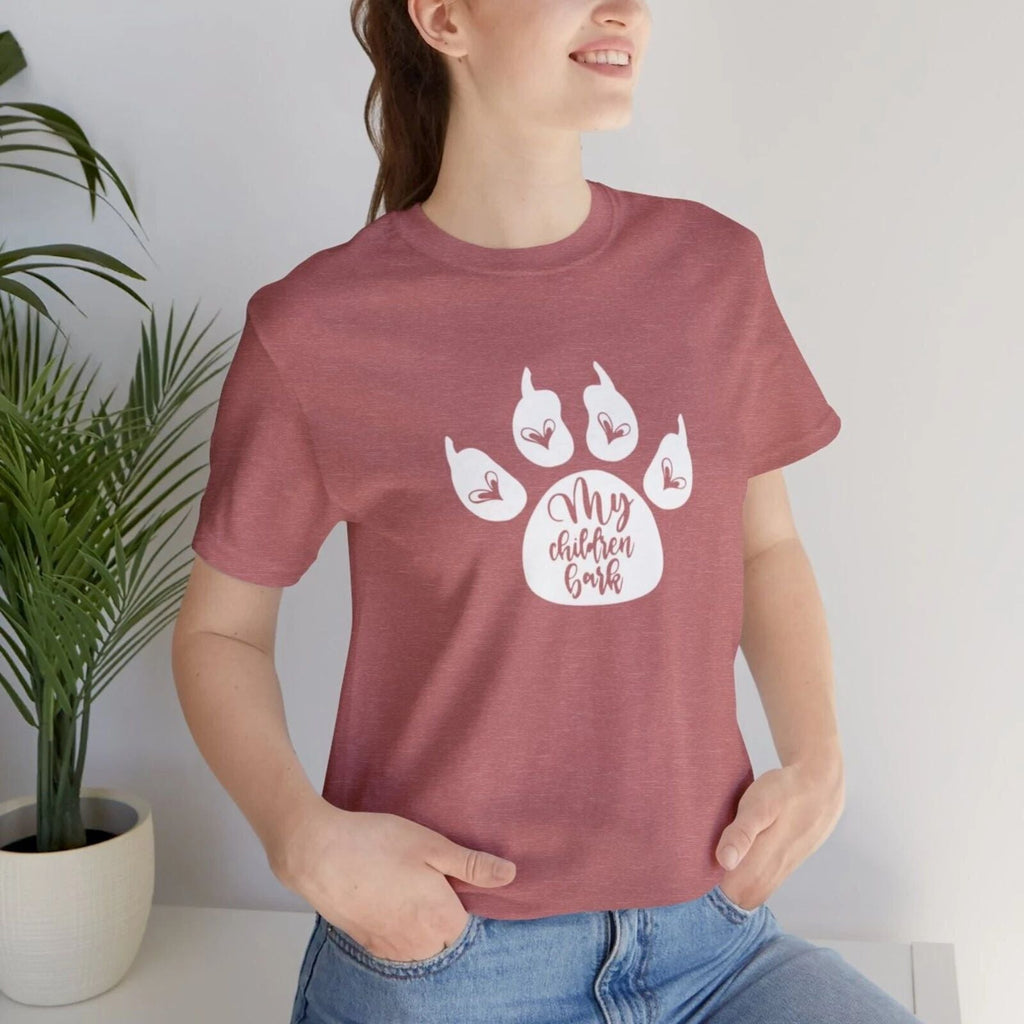 My children bark , Dog lover Unisex