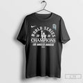 Classic 2025 Los Angeles Dodgers Back To Back World Series Champions 2 Sided T Shirts Unisex