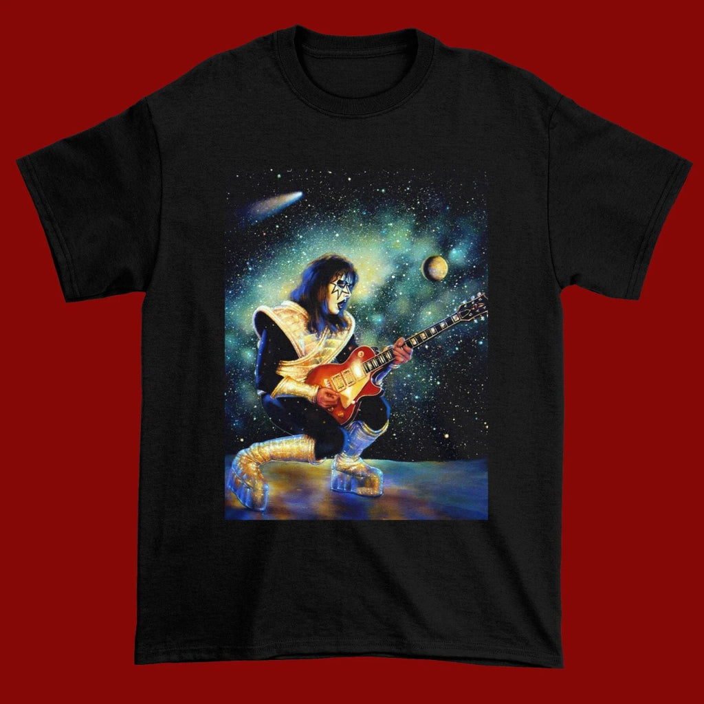 Space Ace Ace frehley Short Sleeve Cotton All size Shirt D2008 Unisex