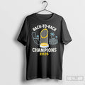 Premium Los Angeles Dodgers Back To Back Champions 2025 T Shirts Unisex