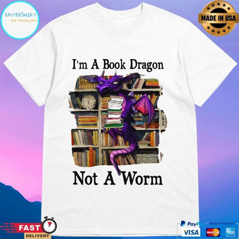 I’m A Book Dragon Not A Worm Unisex