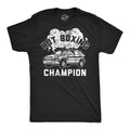 Mens Funny T Shirts Hot Boxing Champion Sarcastic Smoking Graphic Novelty Tee Unisex
