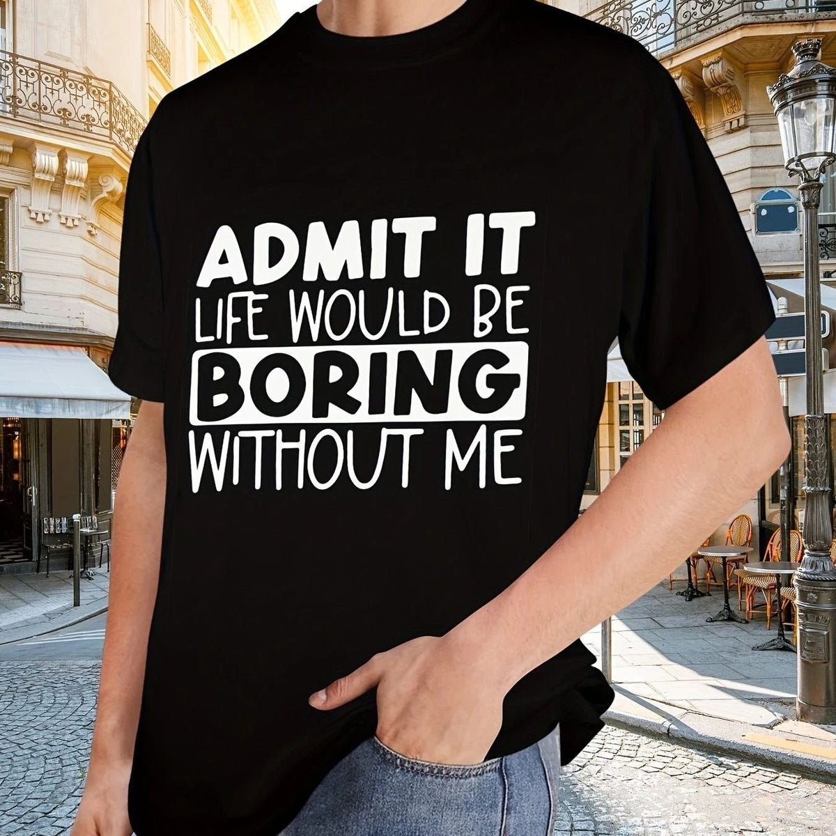 Admit It... Printed , Men's , Summer Casual Short Sleeved Unisex