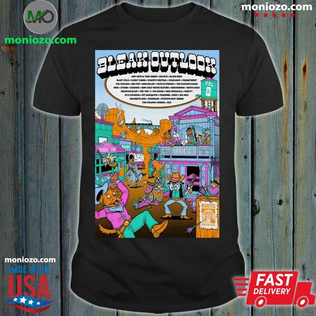 Bleak Outlook Vol 8 4 2-4 5 2026 Tacoma WA Poster Shirt Unisex