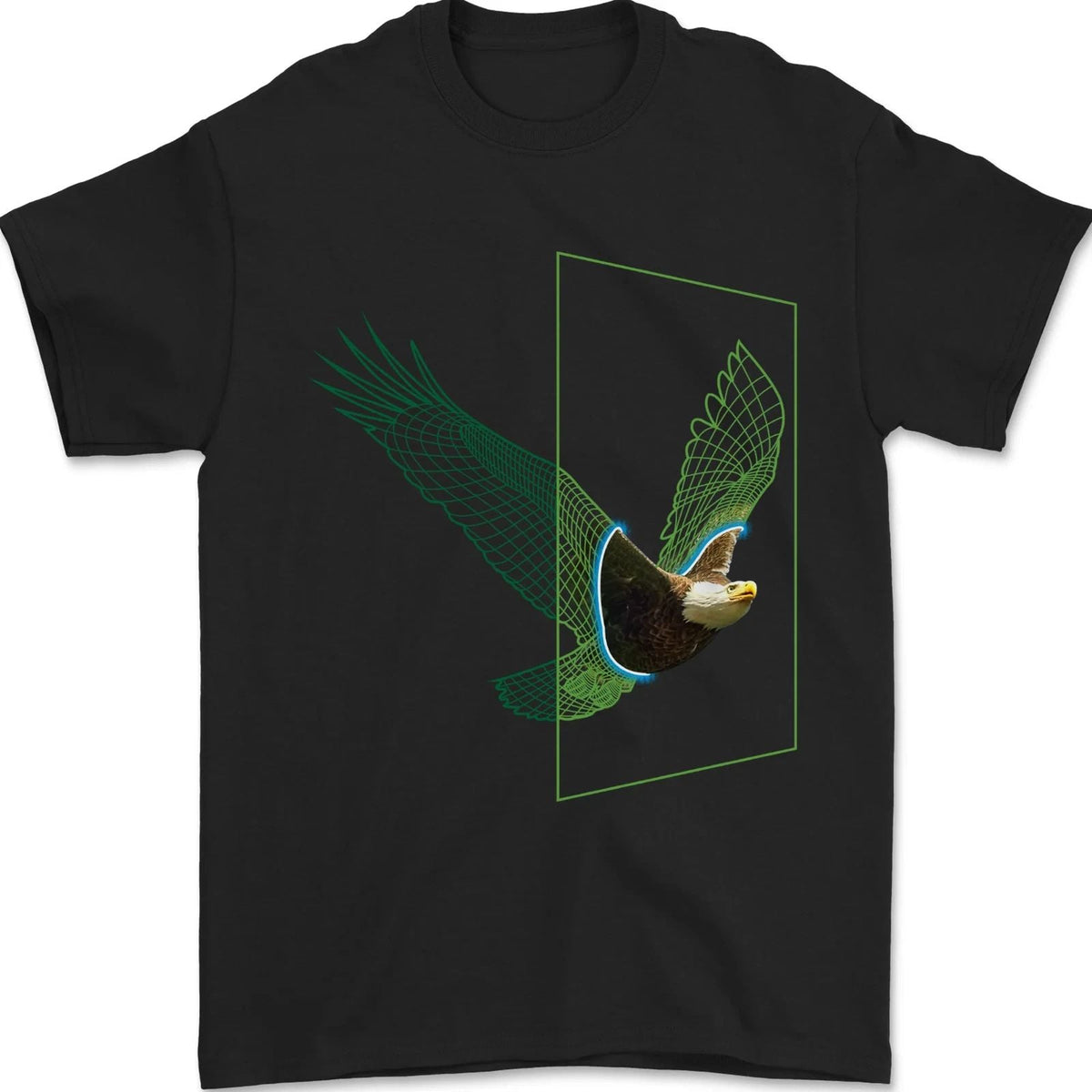 A SCI-FI American Eagle Mens 100% Cotton Unisex