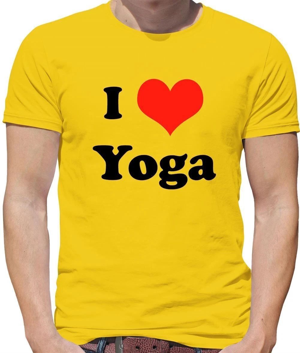 I Love Yoga - Mens - Fitness Exercise Spiritual Workout Unisex