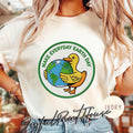 Make Everyday Earth Day Goose Comfort Tee Cute Eco Shirt Unisex
