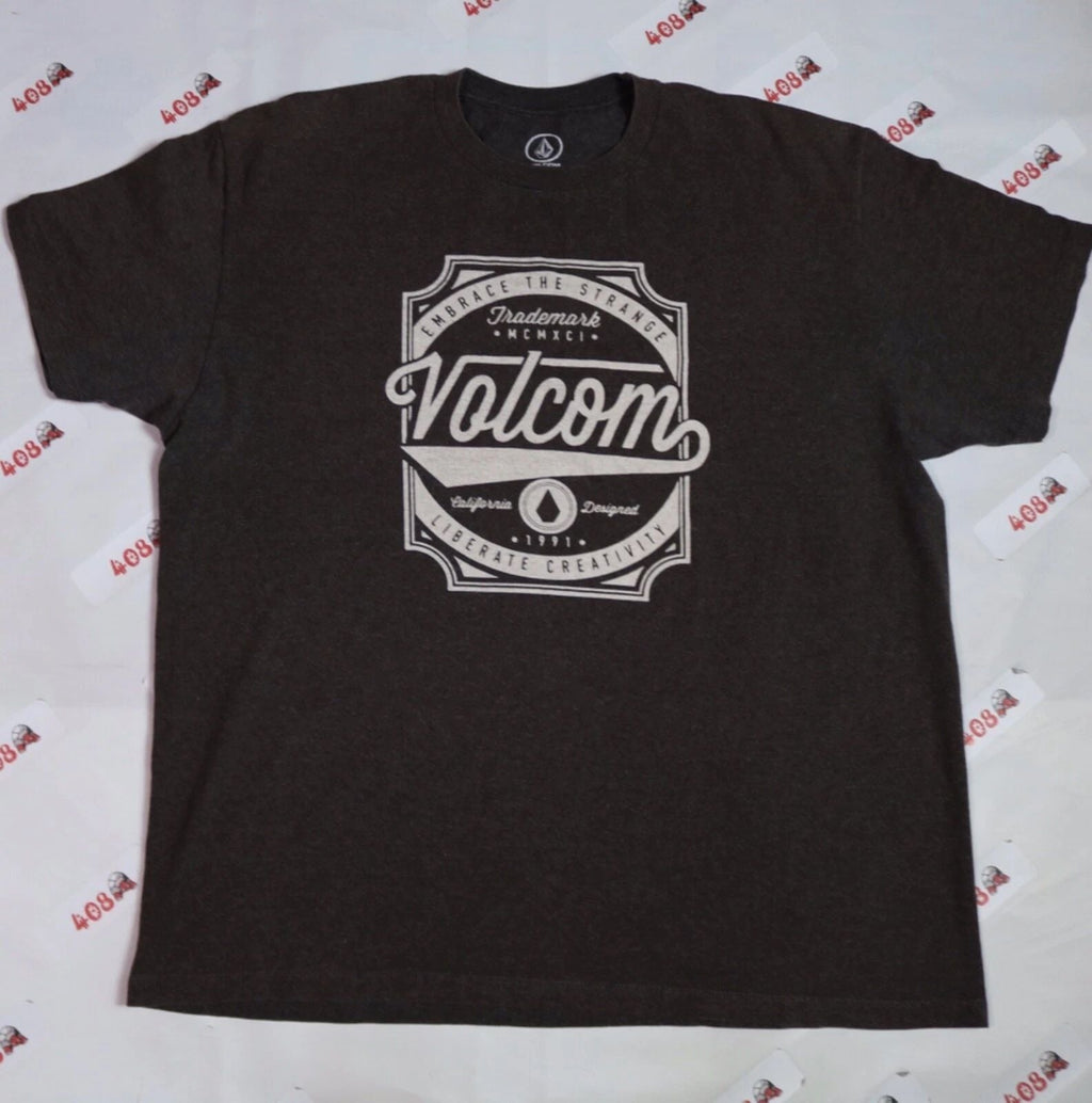 Volcom Shirt Men’s XL Gray Skate Surf B10 Unisex
