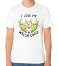 I Love My Welsh Corgi Cute Dog Lover Graphic Unisex Unisex