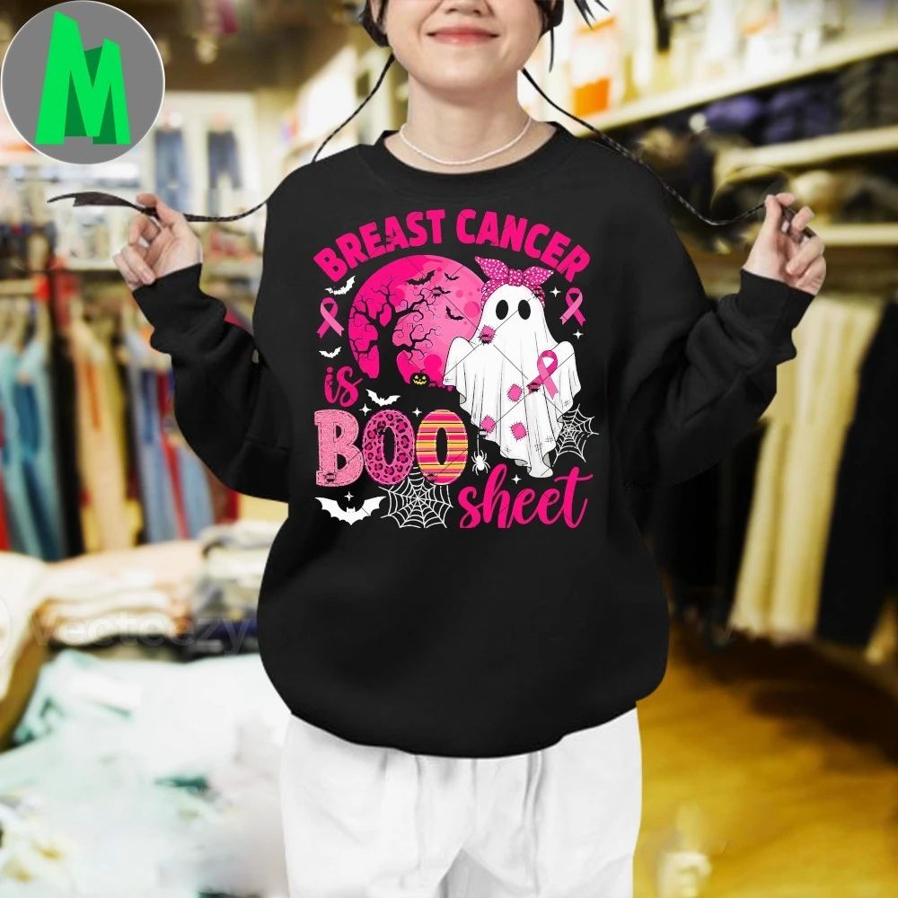 Original Breast Cancer Is Boo Sheet Halloween Shirt Unisex