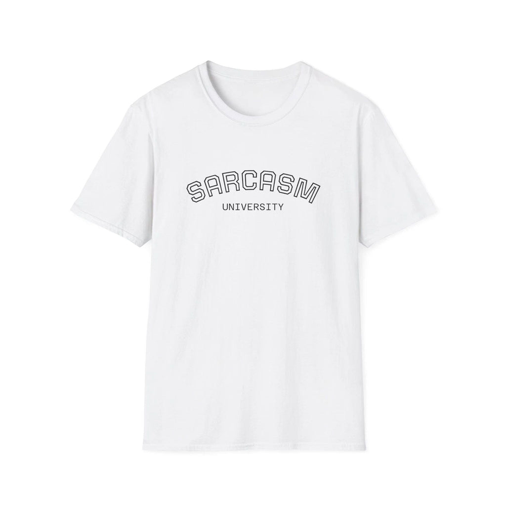 Sarcasm University | Retro Groovy Quote Tee Unisex