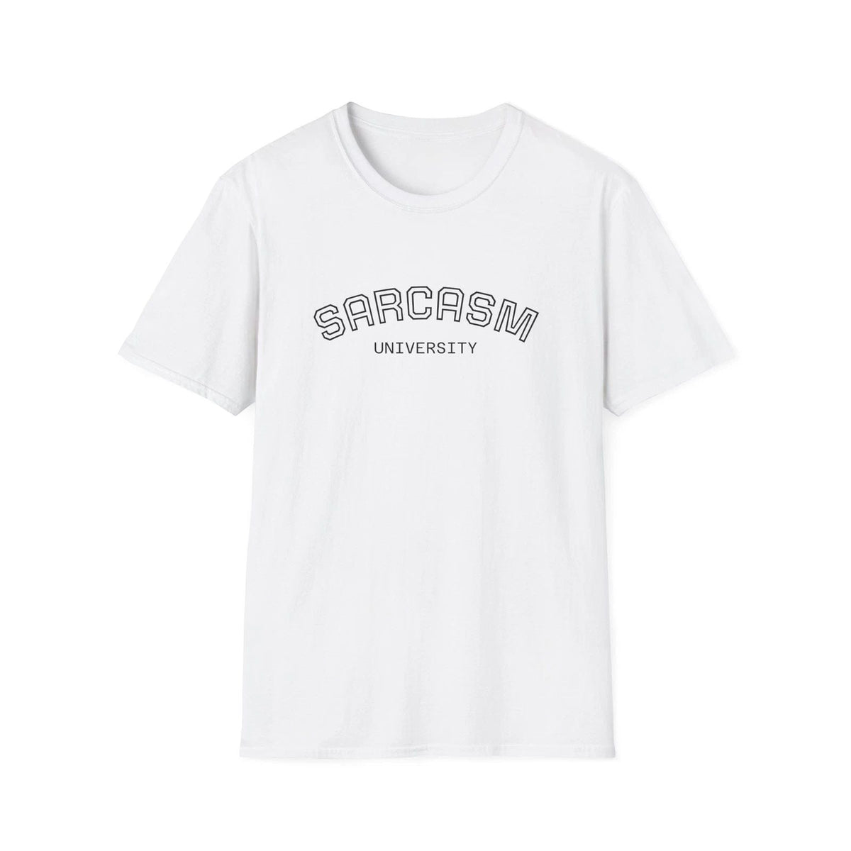 Sarcasm University | Retro Groovy Quote Tee Unisex