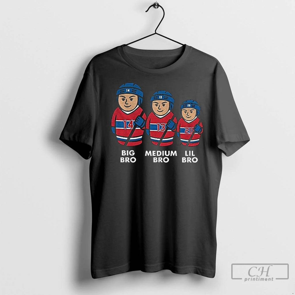 Premium Montreal Big Bro Medium Bro Lil Bro 3 Bros Washington Capitals Hockey Nhl Unisex