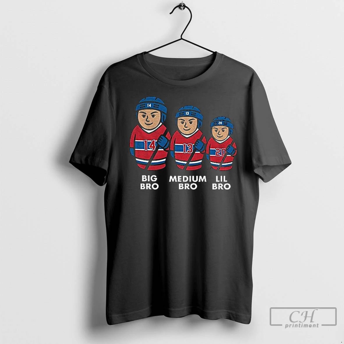 Premium Montreal Big Bro Medium Bro Lil Bro 3 Bros Washington Capitals Hockey Nhl Unisex
