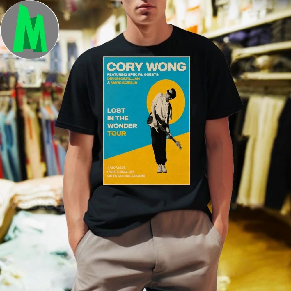 Cory Wong Apr 20 2026 Portland Tour Poster Shirt Unisex
