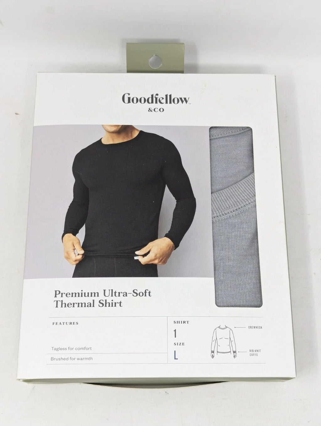 Goodfellow Men's Ultra Soft Thermal Long Sleeve (Shirt or Pants) Choose - Gray Unisex
