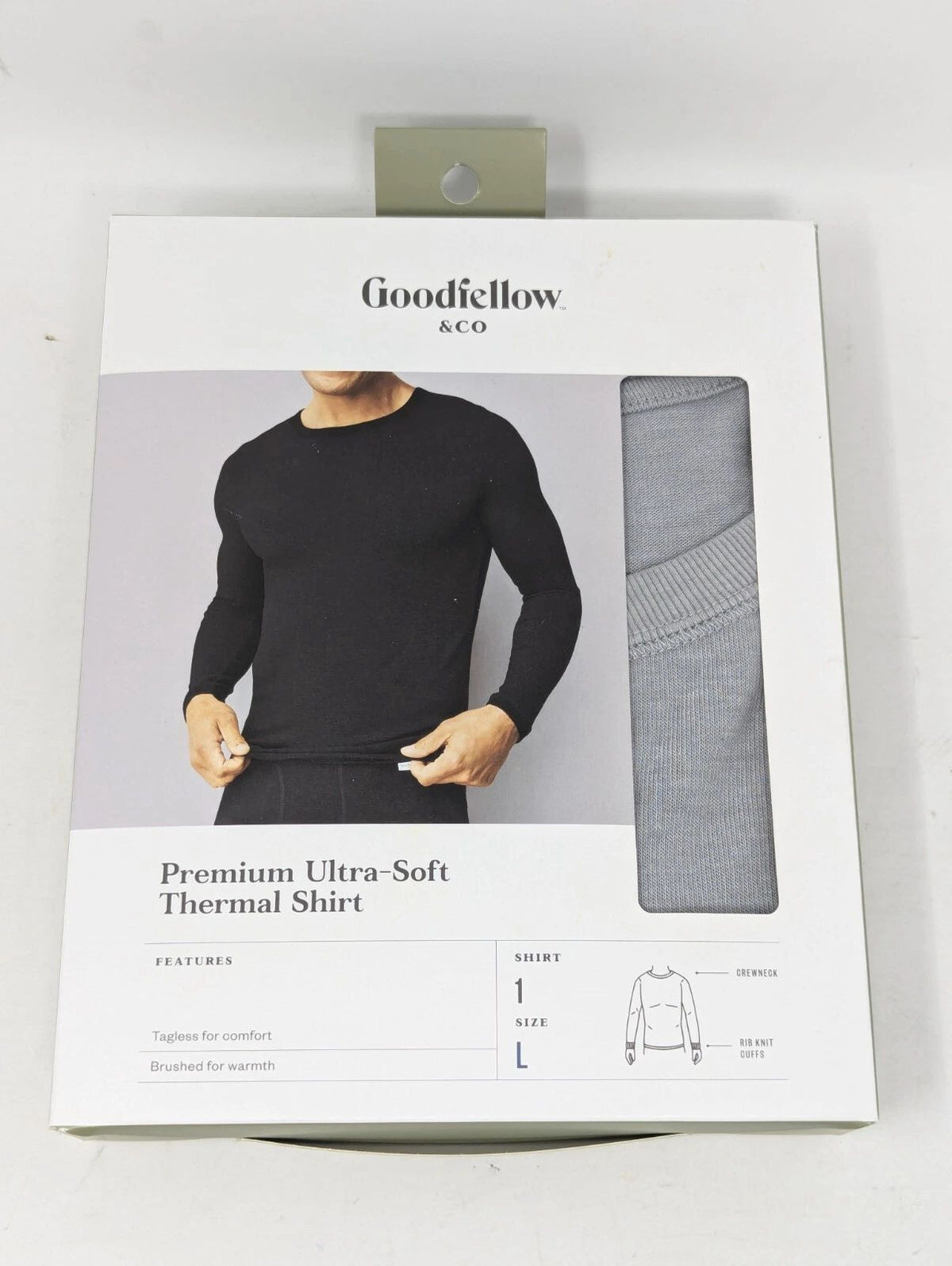 Goodfellow Men's Ultra Soft Thermal Long Sleeve (Shirt or Pants) Choose - Gray Unisex