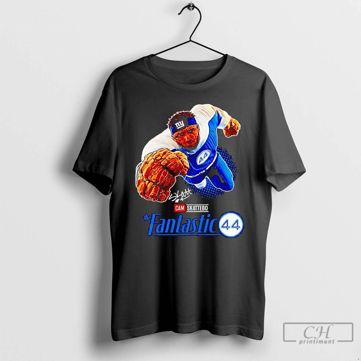 Classic Cam Skattebo Thing Fantastic 4 New York Giants T Shirts Unisex