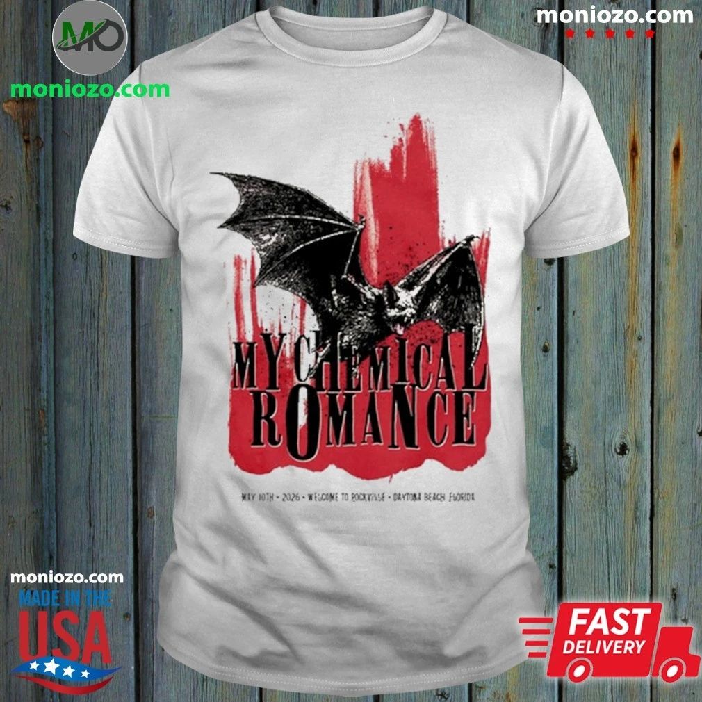 Original My Chemical Romance May 10 2026 Daytona International Speedway Show Shirt Unisex