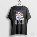 Classic Dallas Cowboys Football Team Collage Featuring Legends Signatures T Shirts Unisex