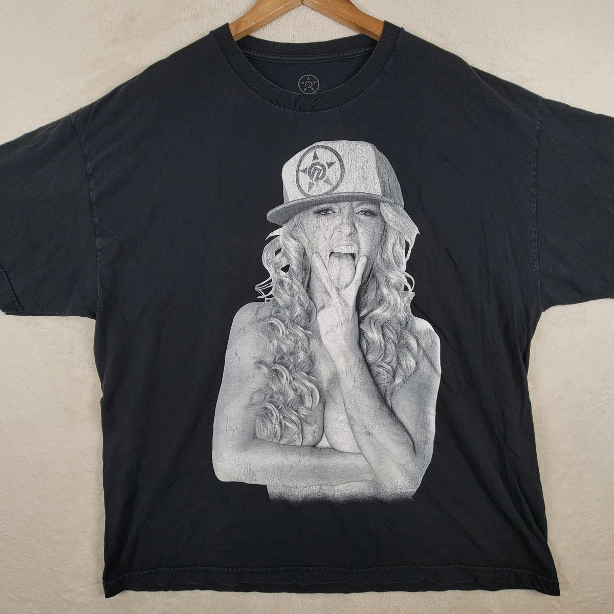 Retro Y2K Unit Graphic T Shirt 2000s Black Size 2XL Grunge Street Wear Unisex