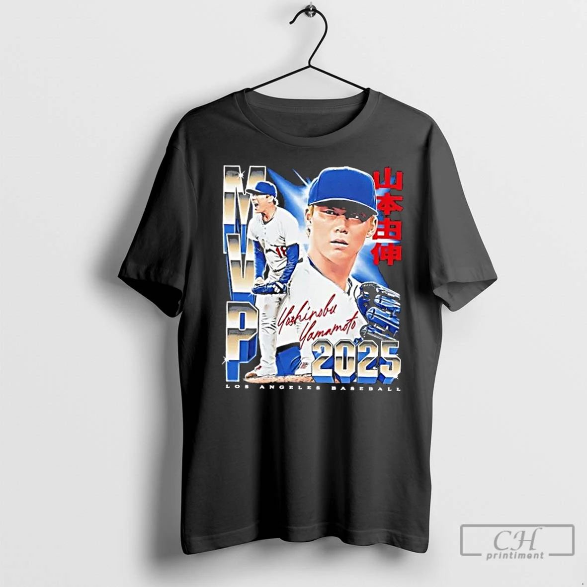 Classic 2025 Champs Los Angeles Dodgers Mvp Yoshinobu Yamamoto Unisex