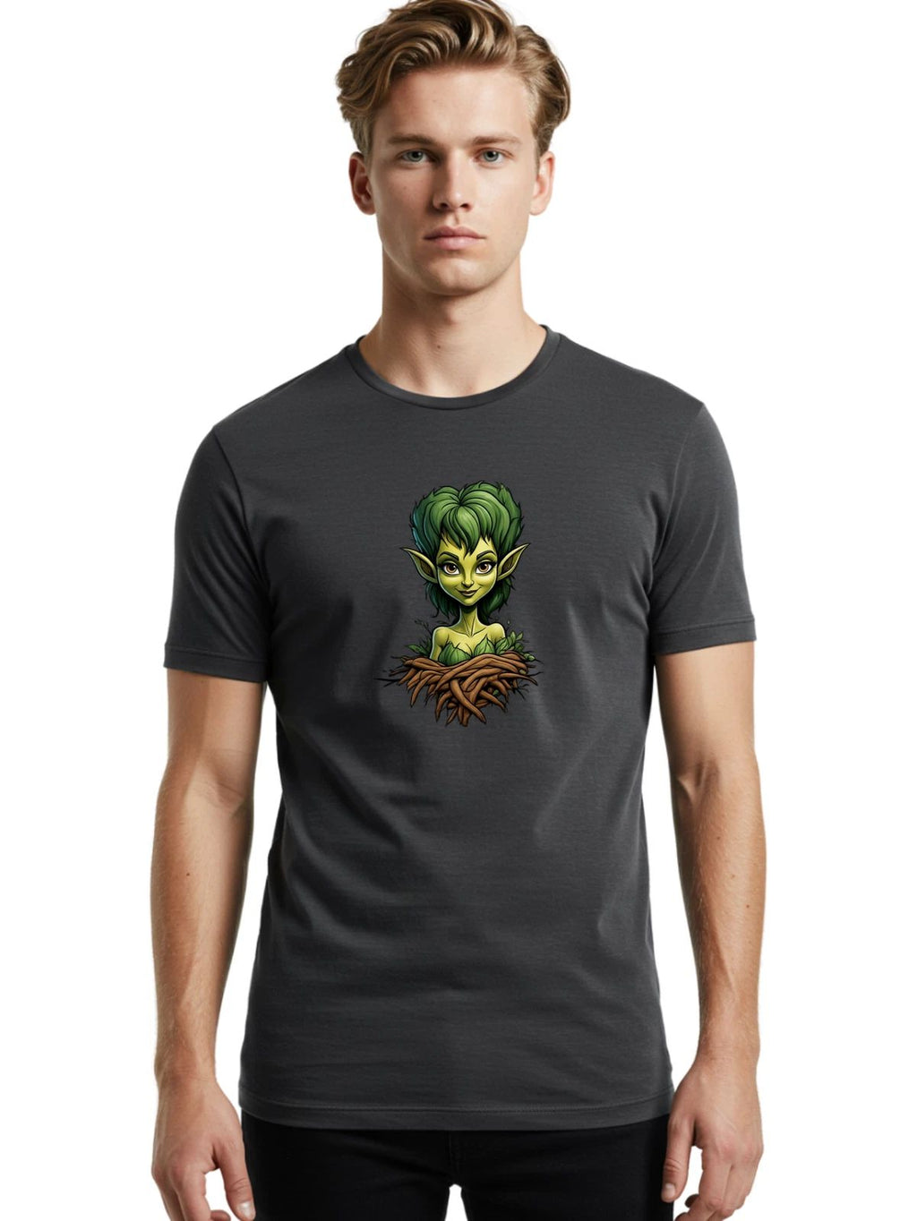 Tree-Nymph-2 Mens Graphic Tee, 100% Cotton, Casual Summer Wear Unisex