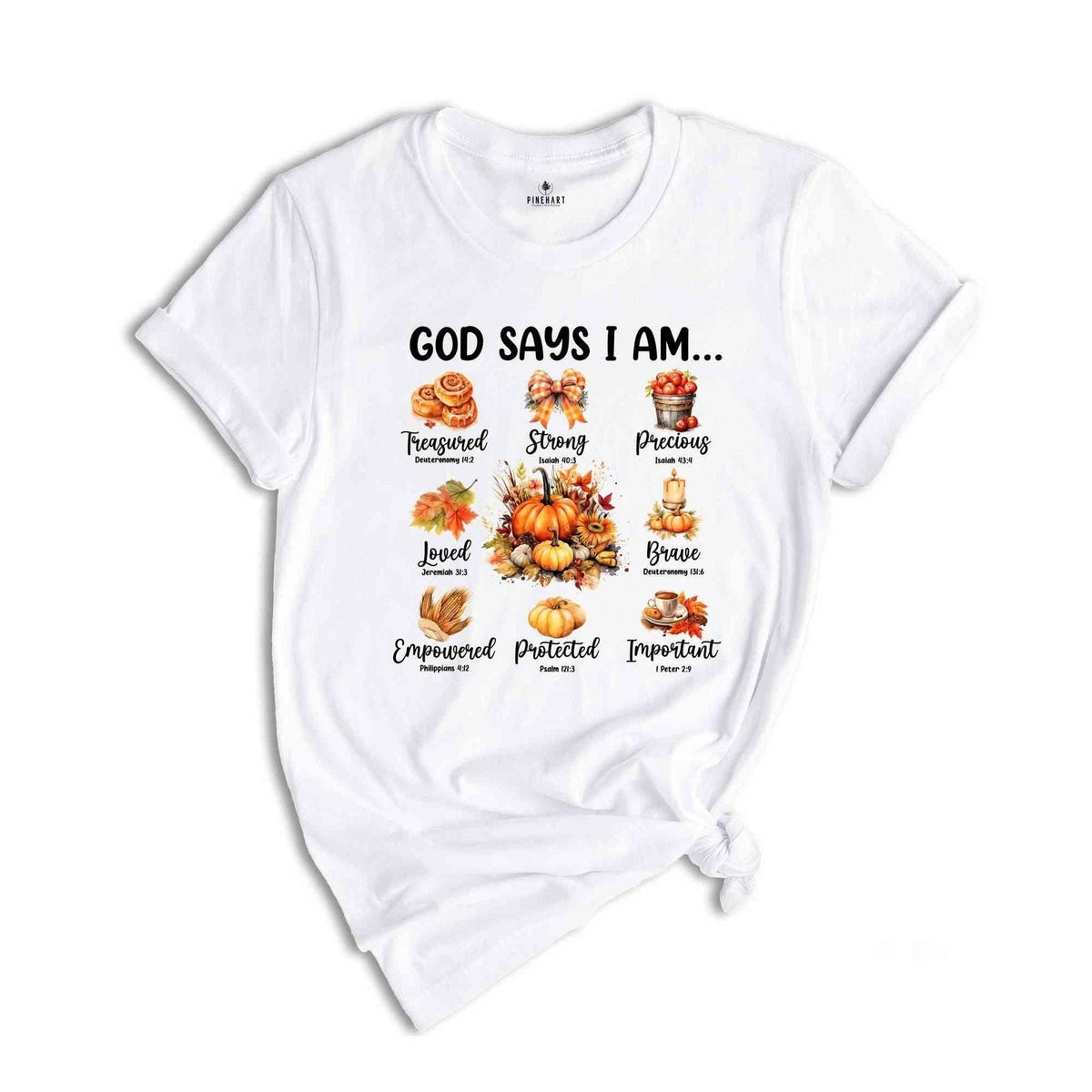 God Says I Am Shirt, Cute Fall Shirt, Fall Vibes Shirt, Halloween Shirt, Religio Unisex