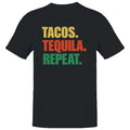 Tacos Tequila Repeat Colorful Quote Men's Unisex